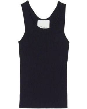 3.1 Phillip Lim Oberteil aus Jersey - Blau