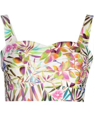 Bambah Floral Sarah Bustier Top - Multicolor