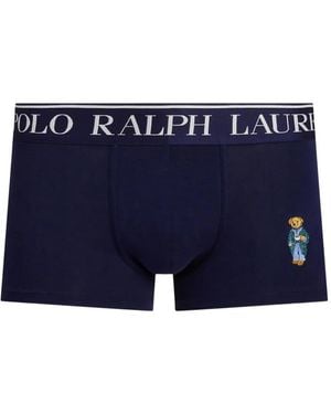 Polo Ralph Lauren Boxer Con Logo - Blu