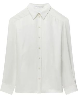 Another Tomorrow Long-Sleeve Shirt - White