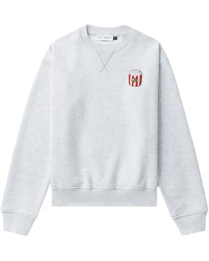 Joshua Sanders Embroidered-Motif Sweatshirt - White