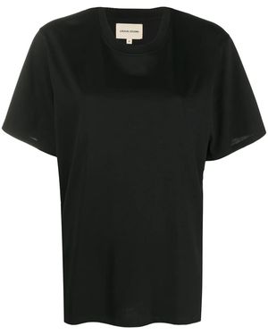 Loulou de Saison T-Shirt Mit Rundem Ausschnitt - Schwarz