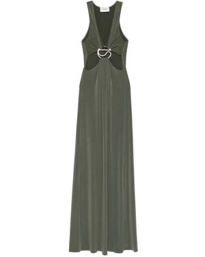 Coperni Cutout Maxi Dress - Green