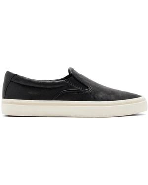 Vince Perforated Slip-On Trainers - White