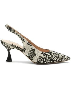Casadei Pandora Slingback Court Shoes - White