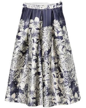 Lunatica Milano Luna K Midi Skirt - Blue