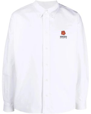 KENZO Camicia Boke Flower - Bianco