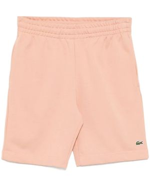 Lacoste フリース ショートパンツ - ピンク