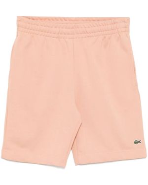 Lacoste Regular Fit Fleece Shorts - Pink