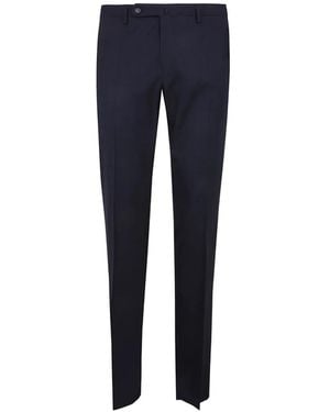 Incotex Straight-Leg Tailored Trousers - Blue
