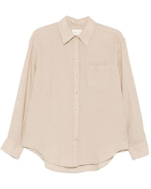 GANT Chest-Pocket Button-Up Shirt - Natural