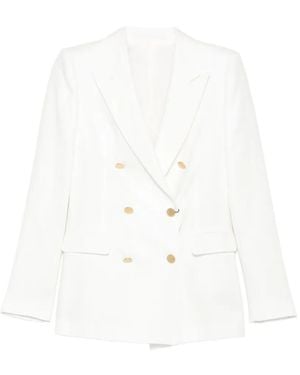 Tagliatore Double-Breasted Blazer - White
