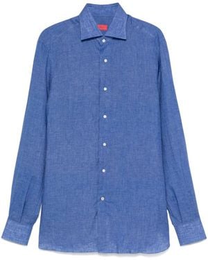 Isaia Linen Shirt - Blue