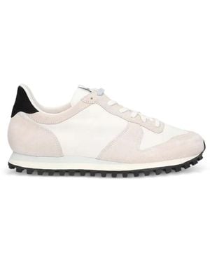 Novesta Sneakers Mit Wildledereinsätzen - Weiß