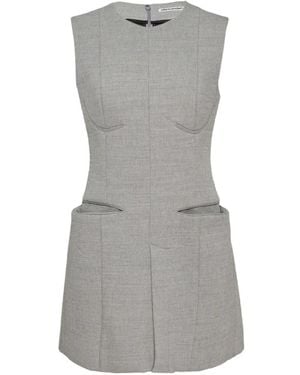 Alexander Wang Sleeveless Mini Dress - Grey