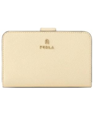 Furla Medium Camelia Leather Wallet - Natural