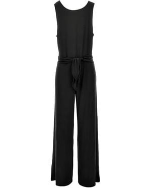 Emporio Armani Mono Con Cintura Lazada - Negro