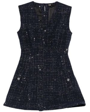 Maje Mono corto sin mangas - Azul