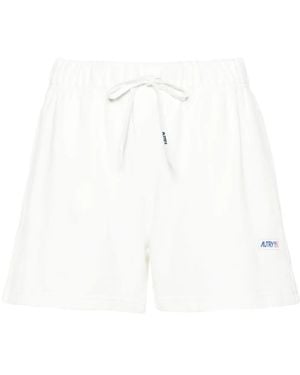 Autry Cotton Shorts - White
