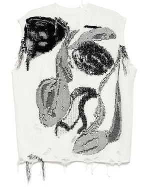 JNBY Jacquard Vest - Gray