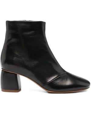 forte_forte "My Alma" Stivaletto Chic Tacco Nappa - Black