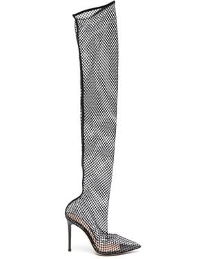 Gianvito Rossi Lipari 110Mm Knee-High Boots - White