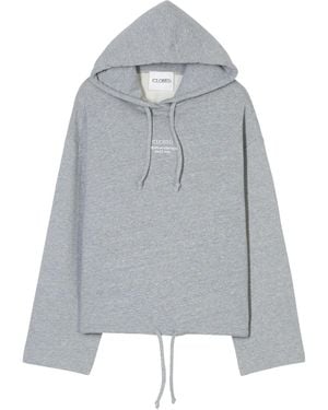 Closed Hoodie mit Logo - Grau