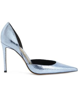 Alexandre Vauthier Zapatos de tacón con efecto metalizado - Blanco
