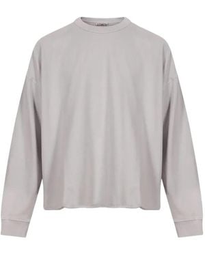 YMC Studio Raw-Cut Sweatshirt - Gray