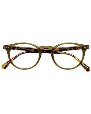 Moscot Gafas Frankie con montura redonda - Marrón