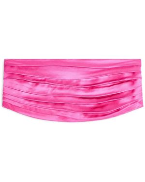 Dries Van Noten Satin Belt - Pink
