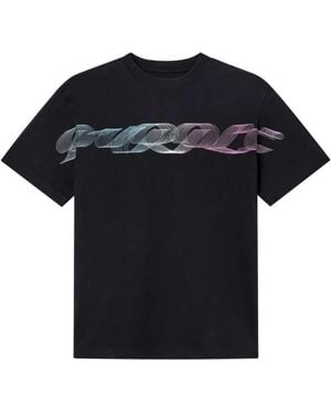 Purple Brand Logo T-Shirt - Black