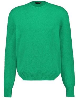Tom Ford Crew-Neck Long-Sleeve Jumper - Green