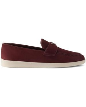 Prada Suede Loafers - Brown