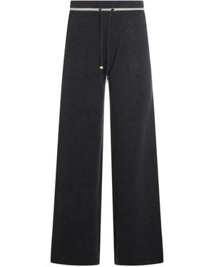 Eleventy Gerade Hose mit Kordelzug - Schwarz