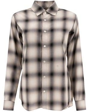 Nanamica Checked-Pattern Shirt - Multicolour