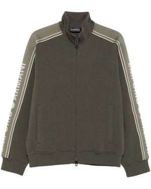 Emporio Armani ジップアップ スウェットシャツ - グリーン