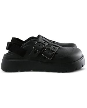 Crocs™ Mules Loaferette Con Doppia Fibbia - Nero
