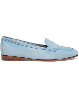 Santoni Carla Suede Loafers - Blue