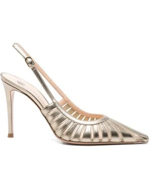 Roberto Festa Cut-Out Slingback Sandals - White