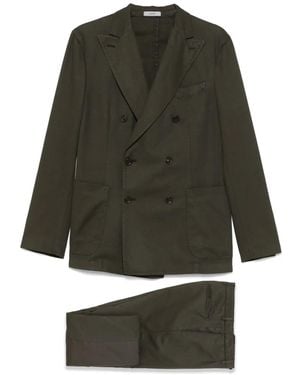 Boglioli Double-Breasted Suit - Green