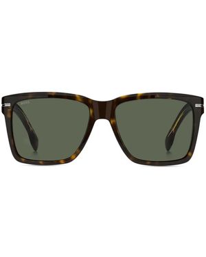 BOSS Havana Square-Frame Sunglasses - Green