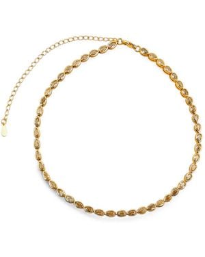 Lady D World Lumiere Teardrop Choker - Metallic