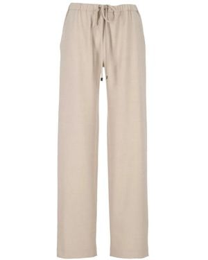 Antonelli Drawstring Elasticated Pants - Natural
