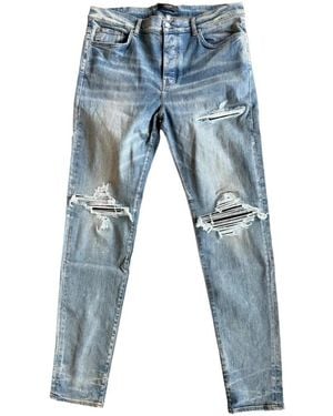 Amiri Vaqueros Mx1 Con Parche - Azul
