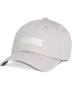 Calvin Klein Honkbalpet Met Logoprint - Wit