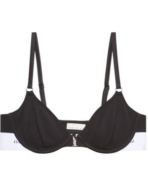 Fleur du Mal Garcon Demi Bra - Black