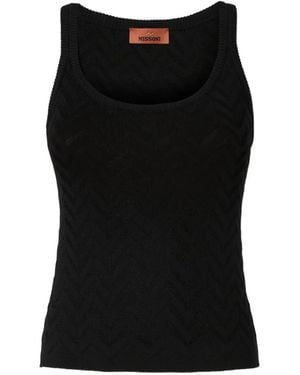Missoni Lamé Tank Top - Black