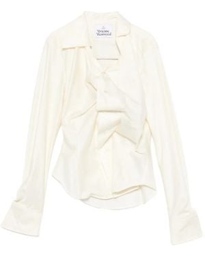Vivienne Westwood Drunken Draped Shirt - White