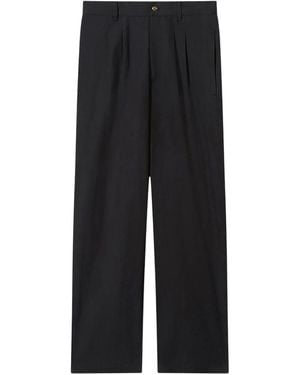 Isabel Marant Yostin Pleated Trousers - Black
